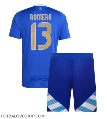 Argentina Cristian Romero #13 Dětské Venkovní Dres Copa America 2024 Krátký Rukáv (+ trenýrky)